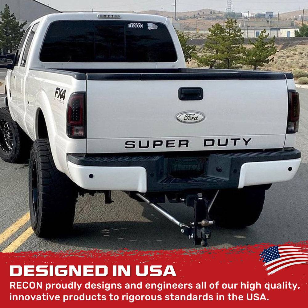 2008-2016 Ford SuperDuty Smoked Scanning OLED Taillights