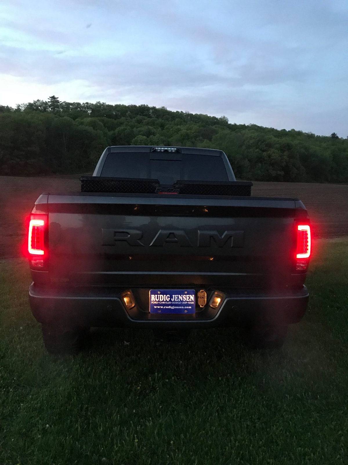 2009-2023 Dodge RAM 1500 Classic Body RECON Smoked Scanning OLED Tail Lights (Replaces OEM LED ONLY)