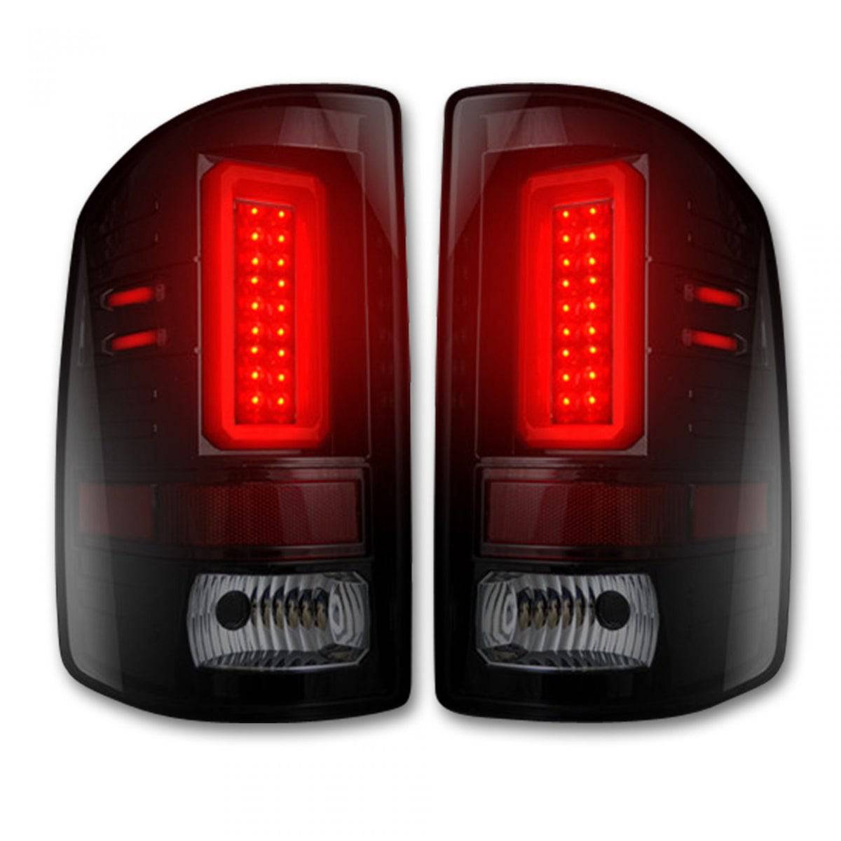 2014-2018 GMC Sierra 1500/2500 Smoked OLED Tail Lights (Replaces Factory Halogen)