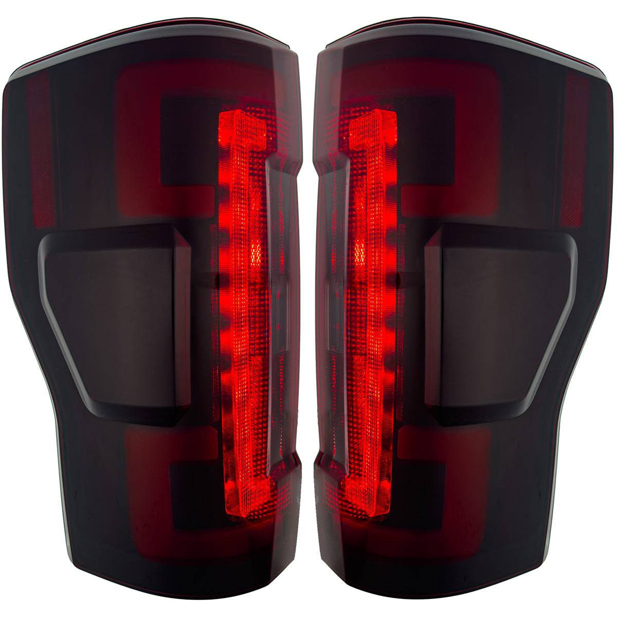 2017-2019 Ford SuperDuty 17-19 Smoked OLED Taillights  (Replaces OEM LED Tail Lights) - Legends Auto Parts