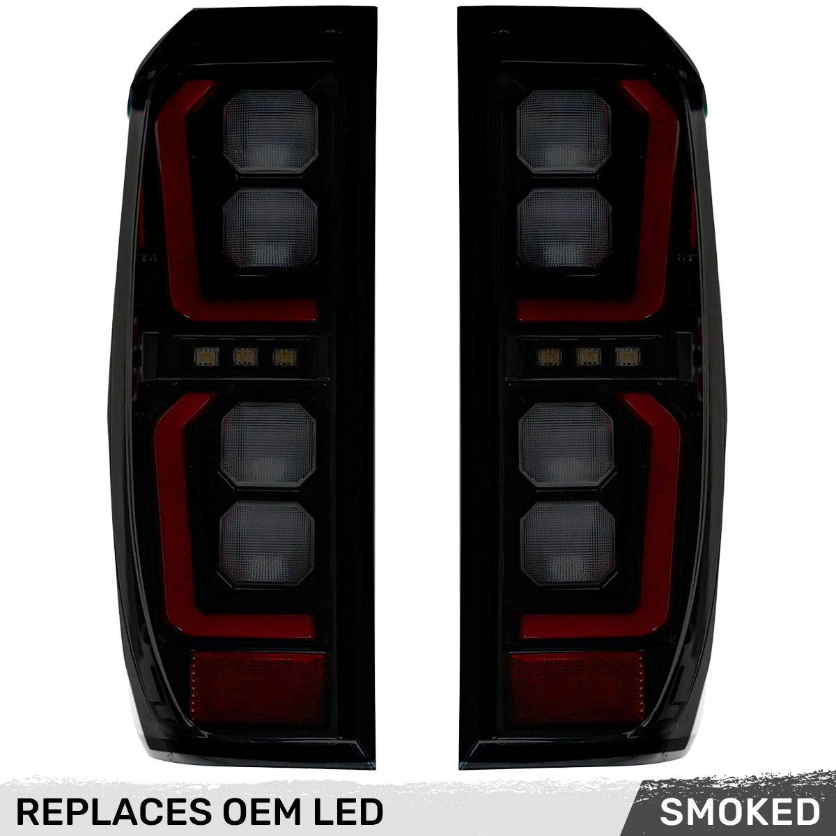 2019-2023 GMC Sierra 1500 OLED Smoked Taillights (Replaces OEM LED Tail Lights)