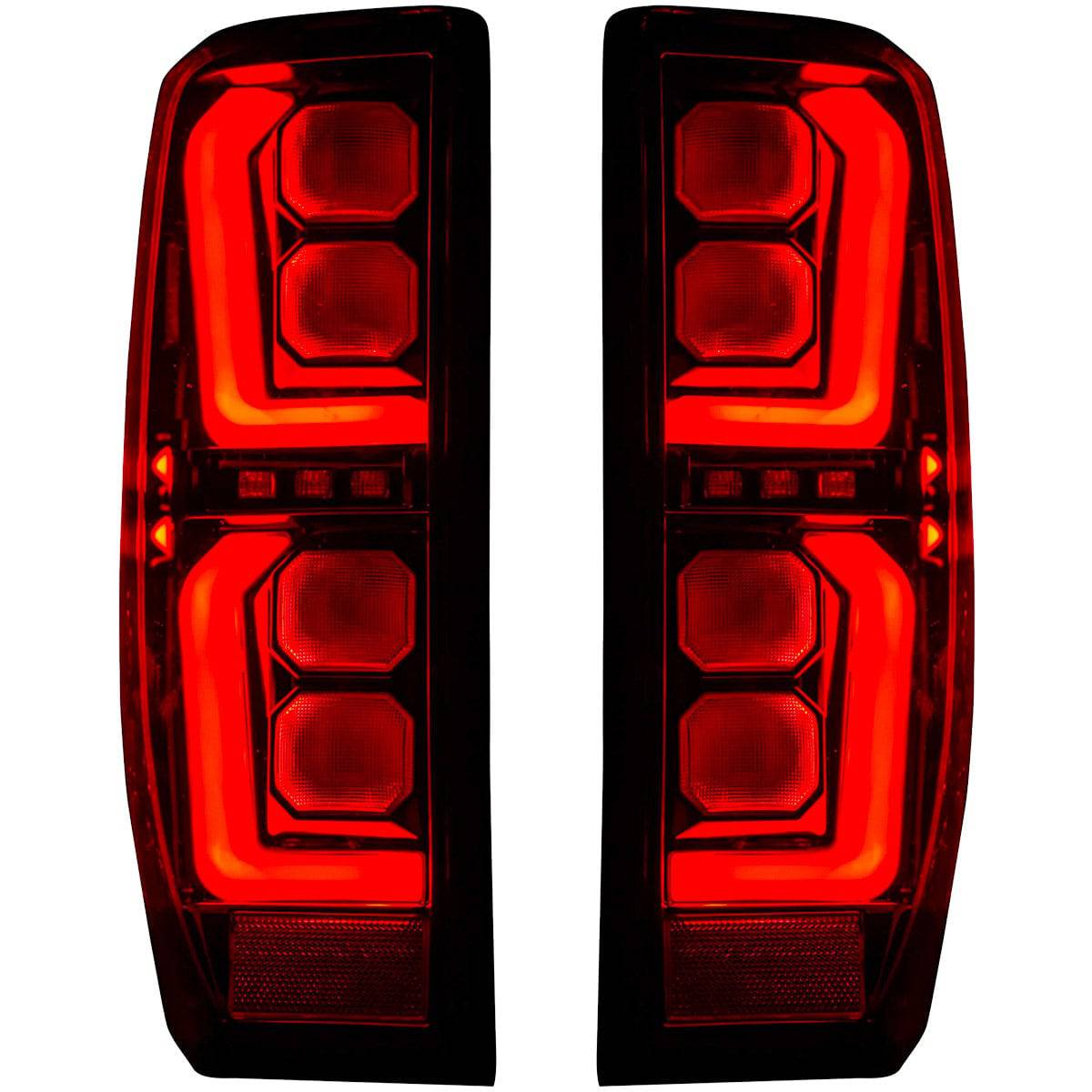 2019-2023 GMC Sierra 1500 RECON Smoked OLED Tail Lights (Replaces Factory Halogen) - Legends Auto Parts