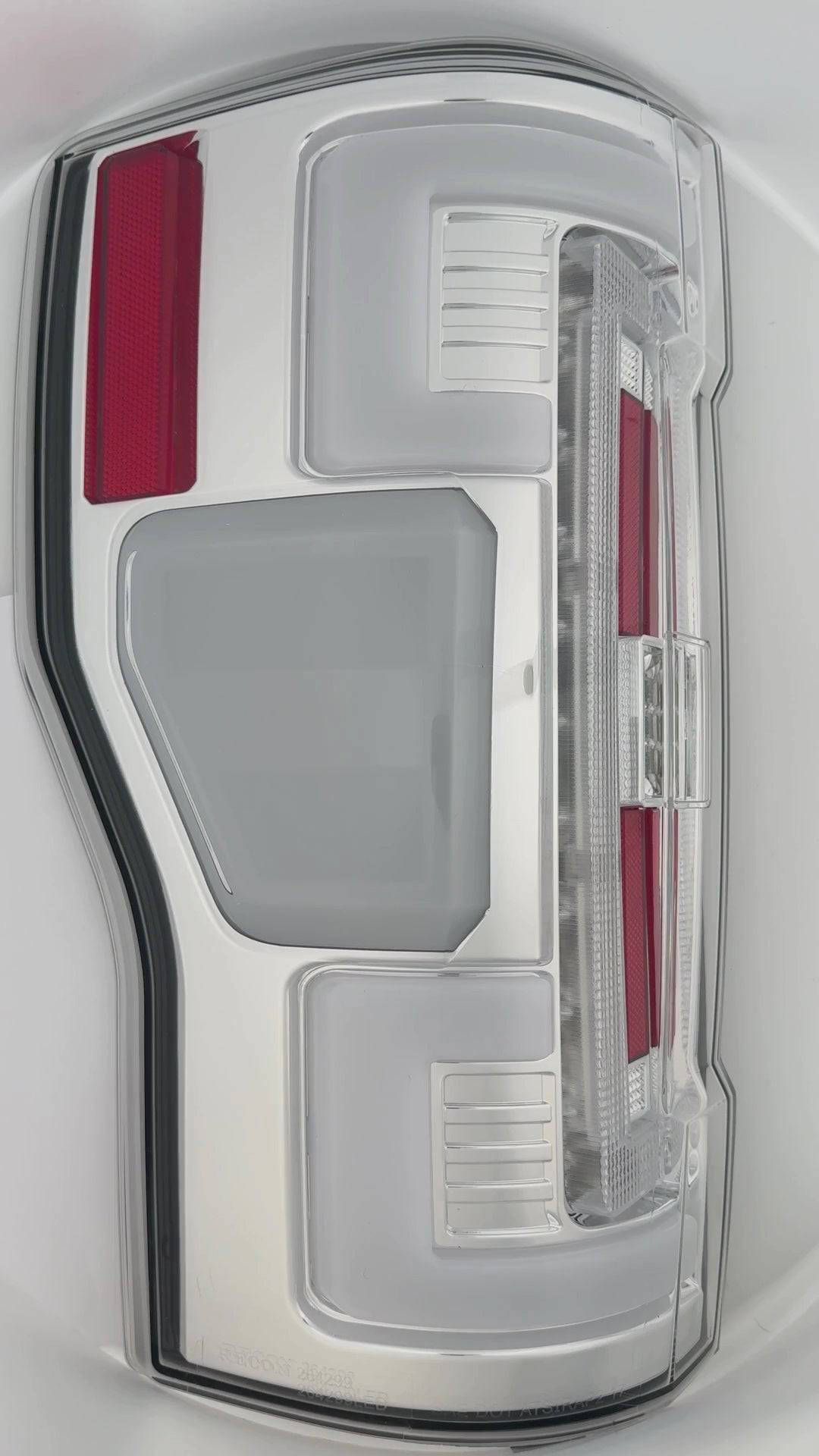 2020-2022 Ford SuperDuty RECON Clear Lens (Paintable) OLED Tail Lights (Replaces OEM LED)