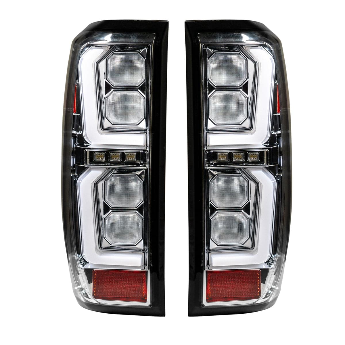 2020-2023 GMC Sierra 2500/3500 RECON Clear Lens (Paintable) OLED Tail Lights (Replaces OEM LED)