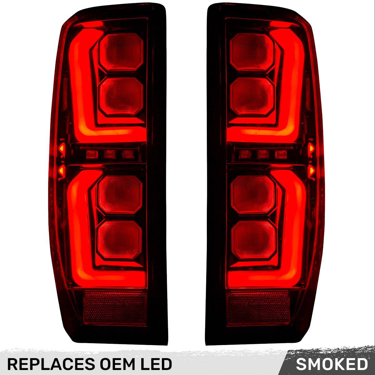 2020-2023 GMC Sierra 2500/3500 Smoked OLED Tail Lights (Replaces OEM LED)