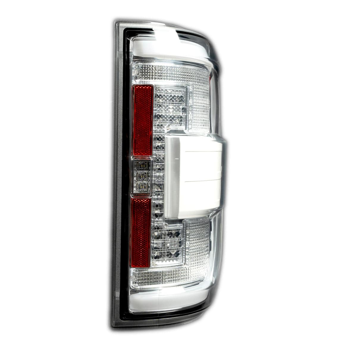 2021-2023 Ford F150/Raptor RECON Clear Lens (Paintable) OLED Tail Lights (Replaces Factory LED Taillights with Blind Spot Warning)