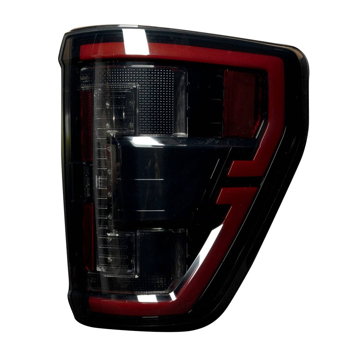 2021-2023 Ford F150/Raptor RECON Smoked OLED Tail Lights (Replaces Factory LED Tail Lights w/ Blind Spot Warning System)