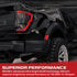 2021-2023 Ford F150/Raptor RECON Smoked OLED Tail Lights (Replaces Factory LED Tail Lights w/ Blind Spot Warning System)