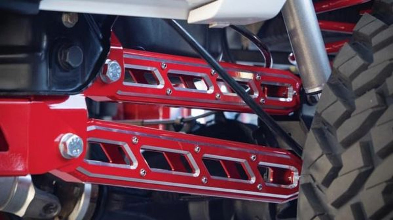 Switch Suspension - Dodge Ram 2500 4wd 2014-2024 Rear Boxed 4-link Upgrade w/ Billet Face Plates fits 8