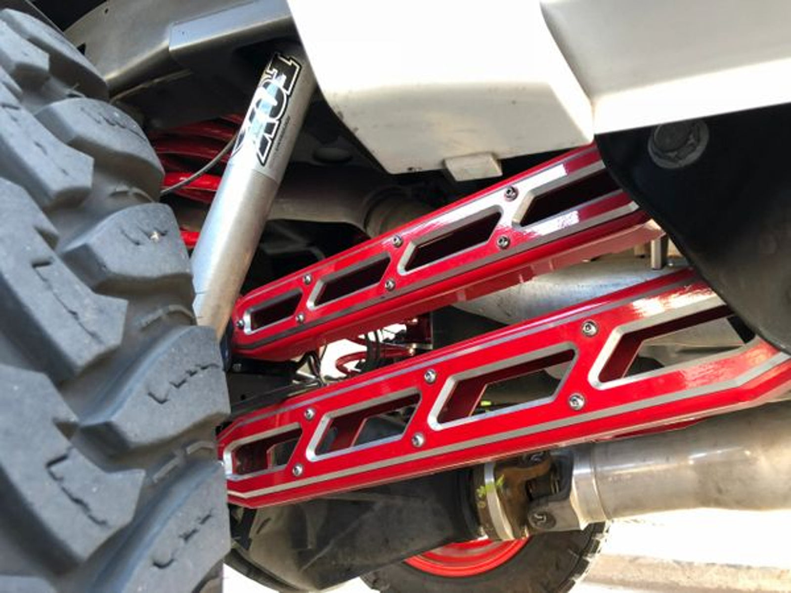 Switch Suspension - Dodge Ram 2500 4wd 2014-2024 Rear Boxed 4-link Upgrade w/ Billet Face Plates fits 8