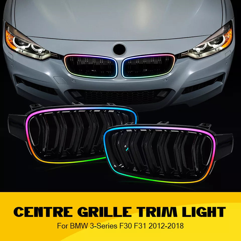 LED KIDNEY Grill with Start-Up Sequence for 2013-2018 BMW 3 Series - Legends Auto Parts