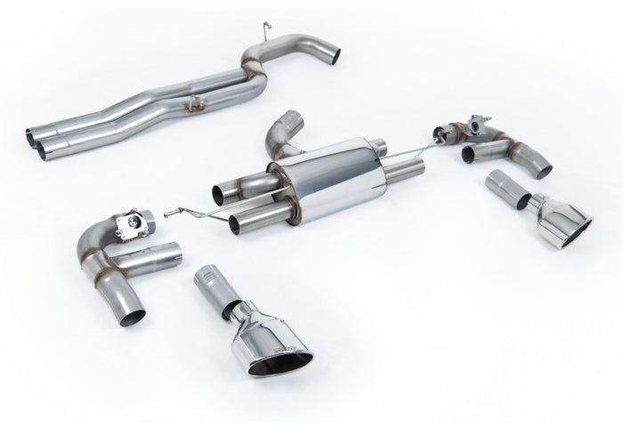 2015-2025 Audi RS3 2.5 Milltek Non Resonated Cat Back Exhaust