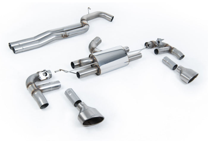 2015-2025 Audi RS3 2.5 Milltek Non Resonated Cat Back Exhaust