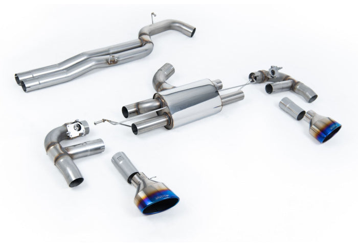 2015-2025 Audi RS3 2.5 Milltek Non Resonated Cat Back Exhaust