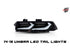 2014-2015 Chevy Camaro Umbra LED Taillights – Gloss Black/Smoke Lens - Legends Auto Parts