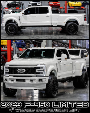 2023-2025 FORD F-450 / F-550 4" SUSPENSION LIFT Wicked Trucks - Legends Auto Parts