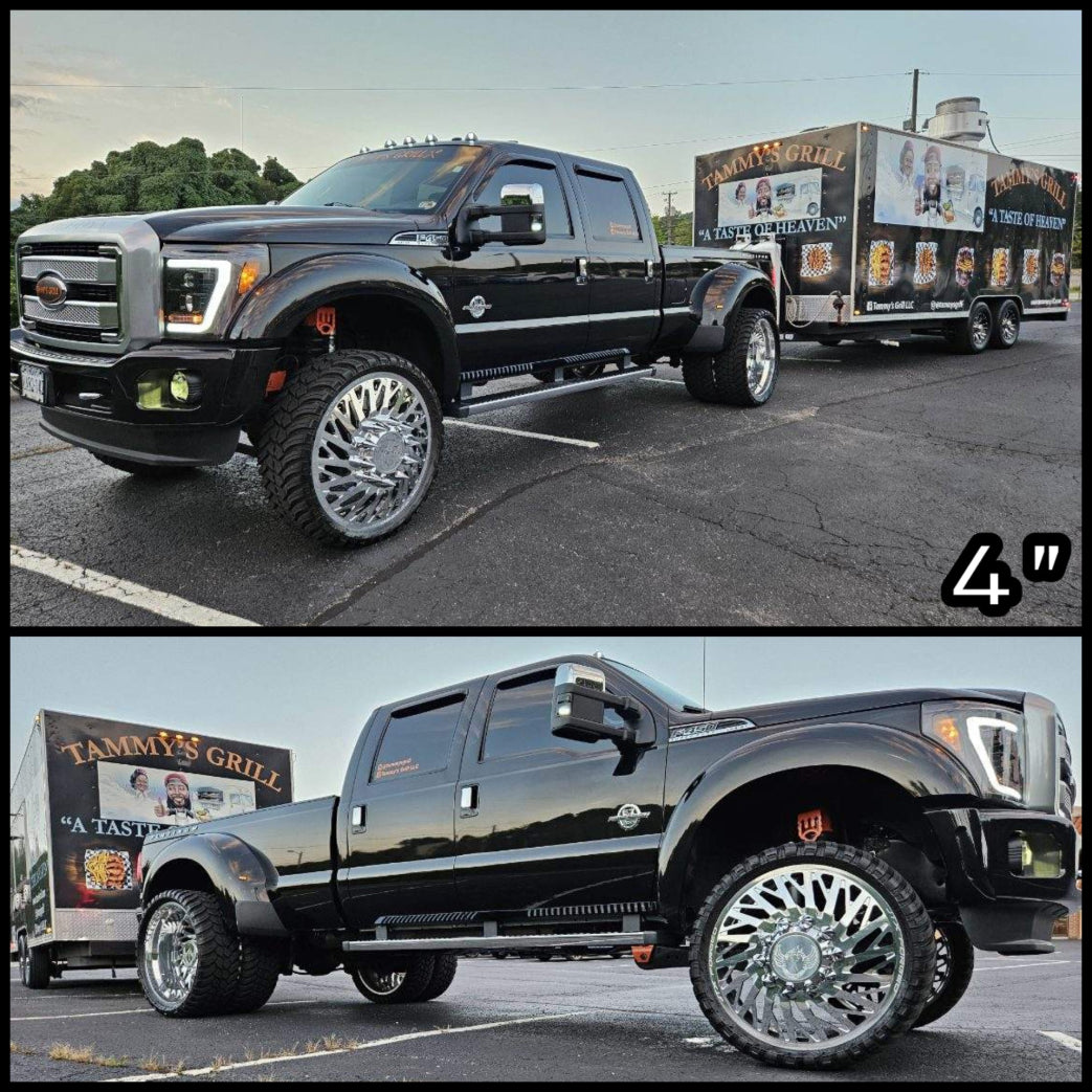 Wicked Trucks - 2011-2016 FORD F-450 4 INCH SUSPENSION LIFT - Legends Auto Parts
