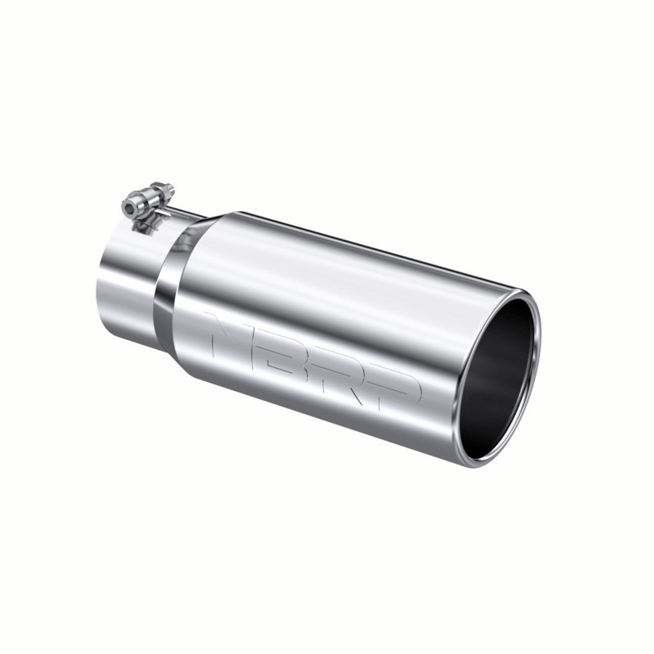MBRP Tip, 5" O.D. Rolled Straight 4" inlet 12" length, T304 - Legends Auto Parts