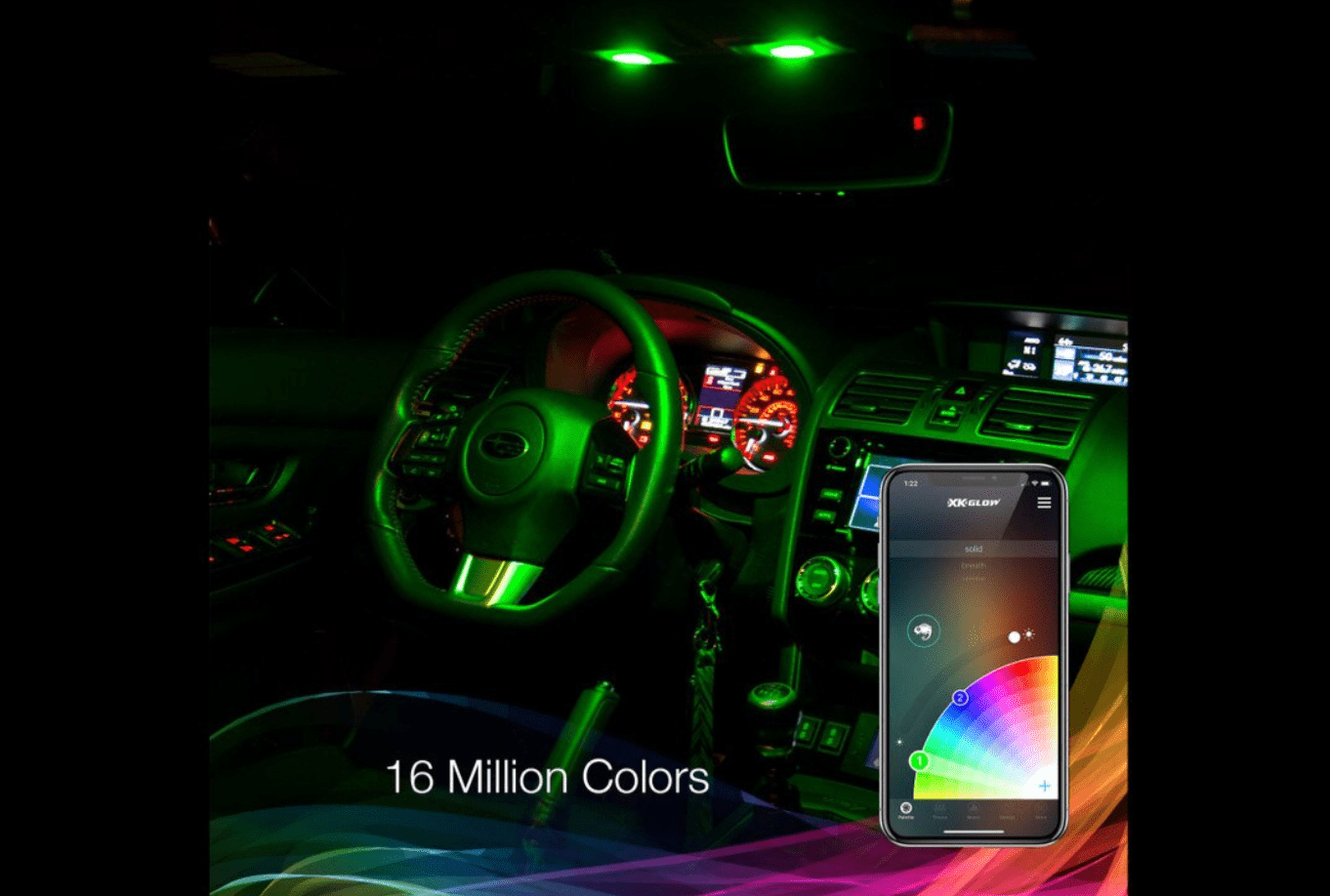 XKGLOW Festoon: XKGlow XKChrome (RGB) Interior Bulbs