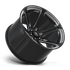 American Force Wheels - Z101 ETHER ZL 6 26x14 Black and Milled - Legends Auto Parts