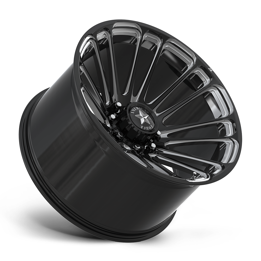 American Force Wheels - Z102 OXIDE ZL 8 22x12 Black and Milled - Legends Auto Parts