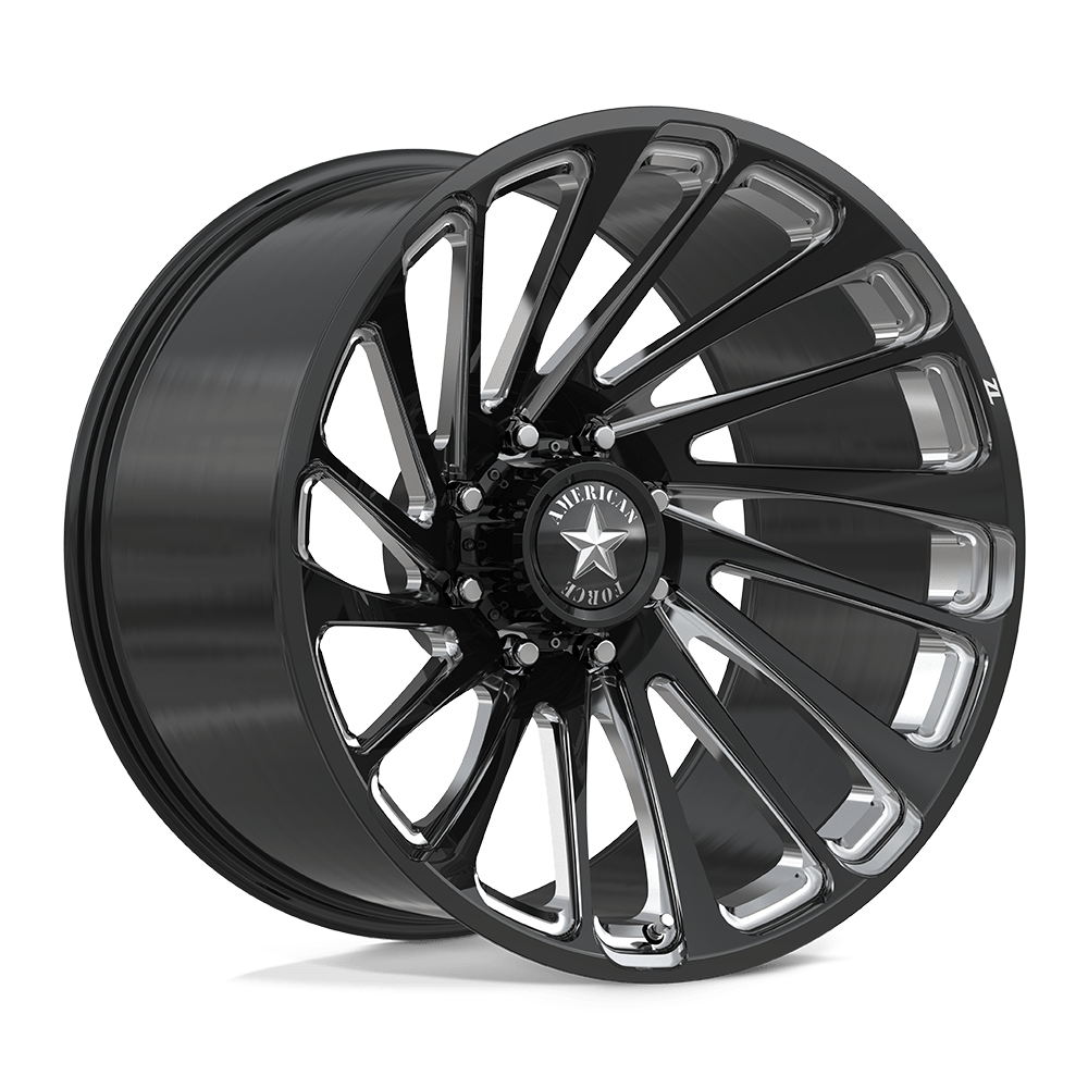 American Force Wheels - Z103 THERMO ZL 8 26x14 Black and Milled - Legends Auto Parts