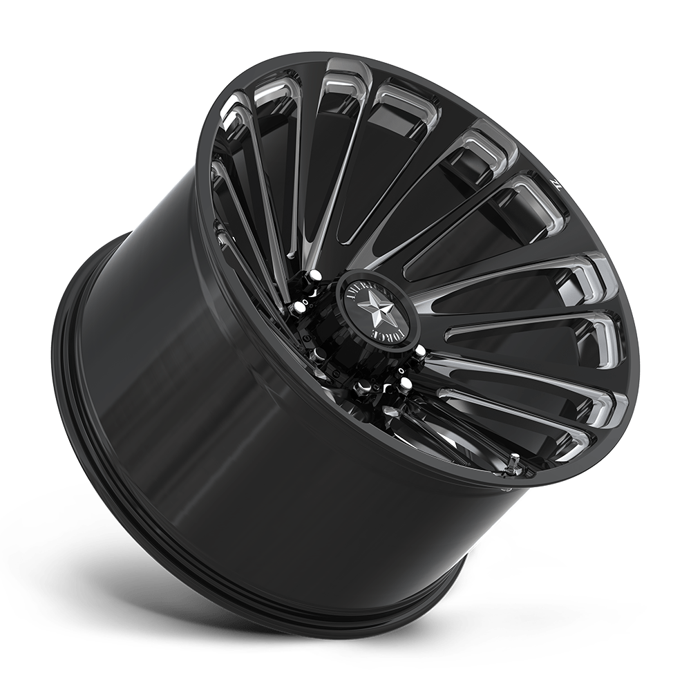 American Force Wheels - Z103 THERMO ZL 8 26x14 Black and Milled - Legends Auto Parts