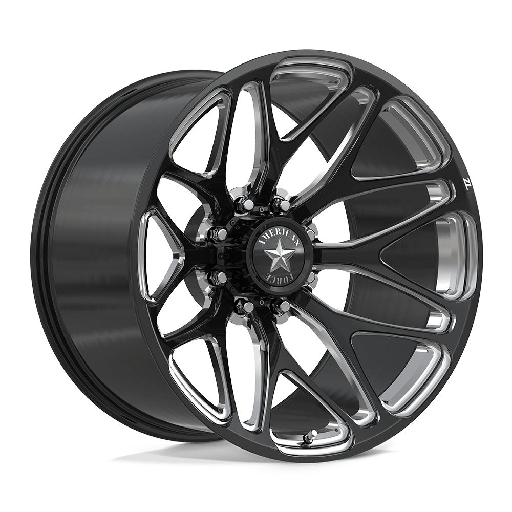 American Force Wheels - Z104 CHASE ZL 8 26x14 Black and Milled - Legends Auto Parts